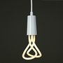 Lámpara colgante-PLUMEN-PLUMEN - Suspension Blanc et Ampoule Baby 001 | Su